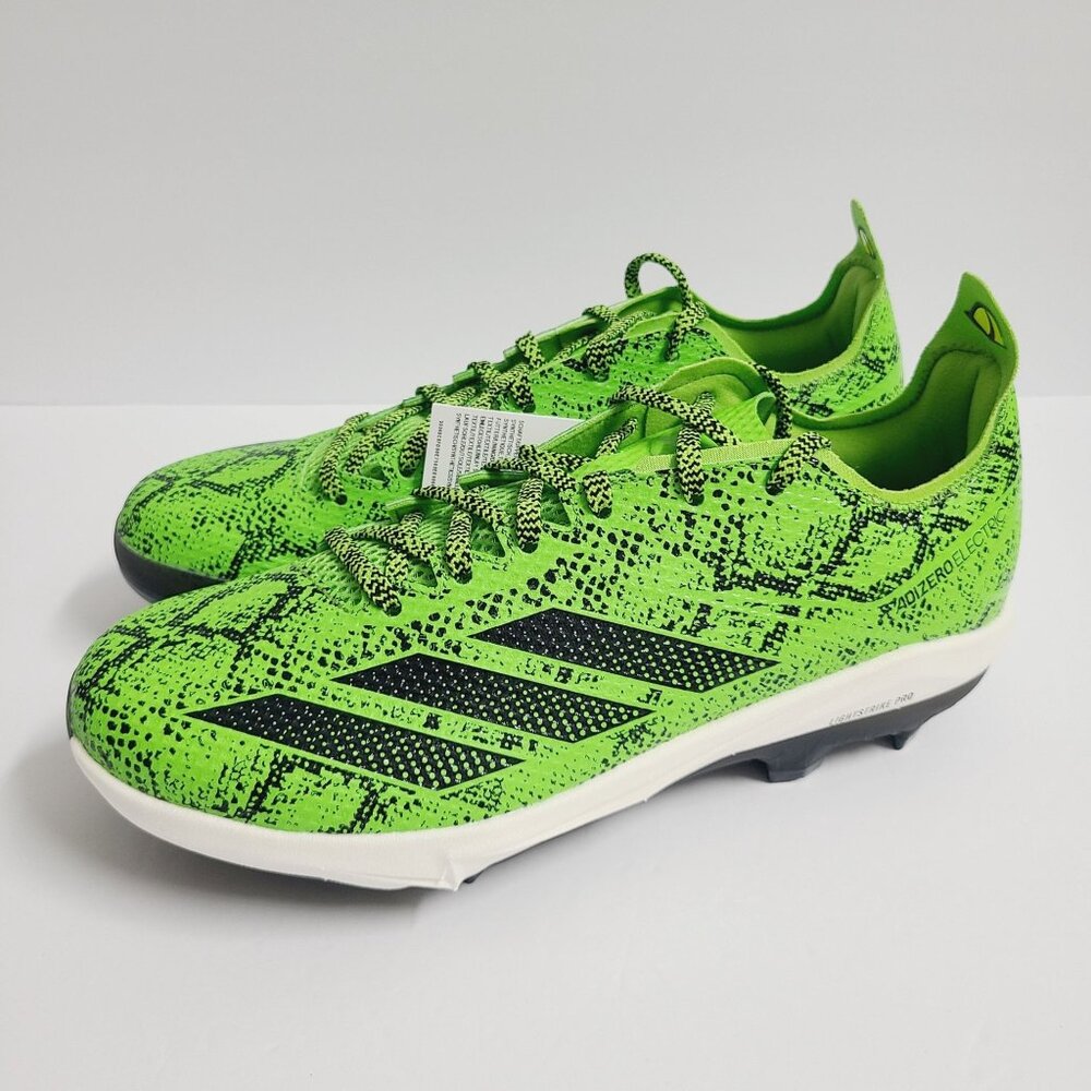 NEW Adidas Adizero Electric 2 Baseball Cleats JR7821 Size 11 Green